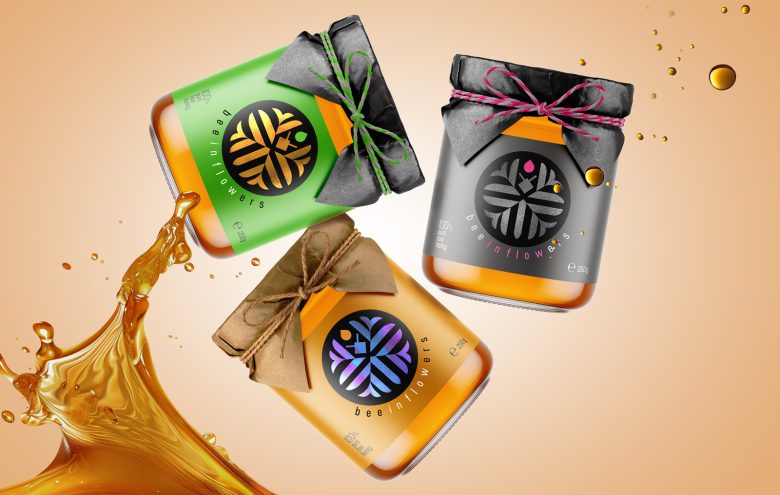 Bee in flowers蜂蜜<a href=http://m.edabuilding.com/sheji/baozhuang/ target=_blank class=infotextkey>包裝</a><a href=http://m.edabuilding.com/ target=_blank class=infotextkey>設(shè)計</a>